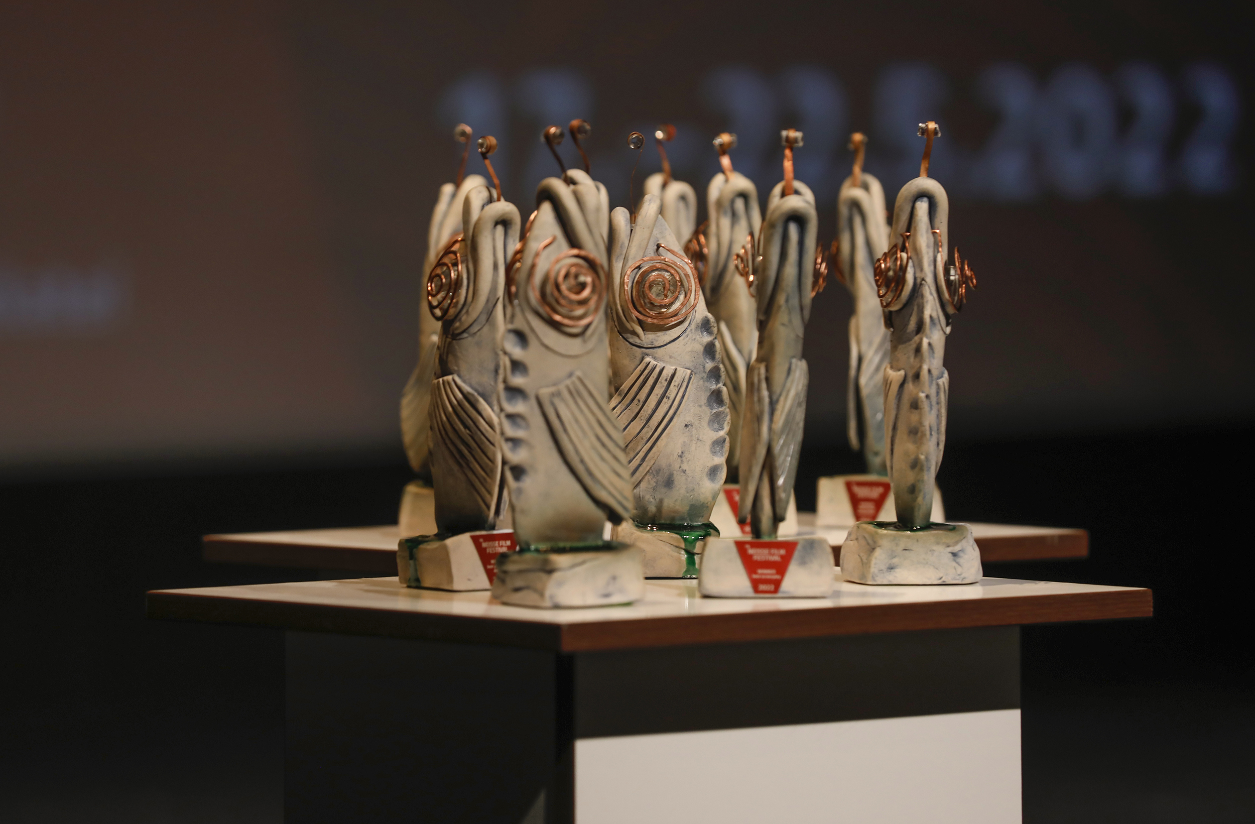 Prize cup of the film festival
